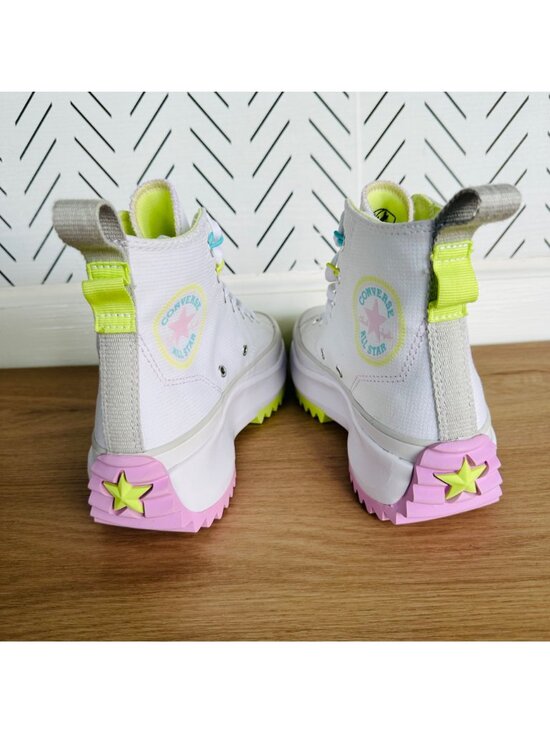 ⭐Converse Run Star Hike Platform Sz 9 Men\'s Shoes Sneakers White Green A09836C⭐ main image 7
